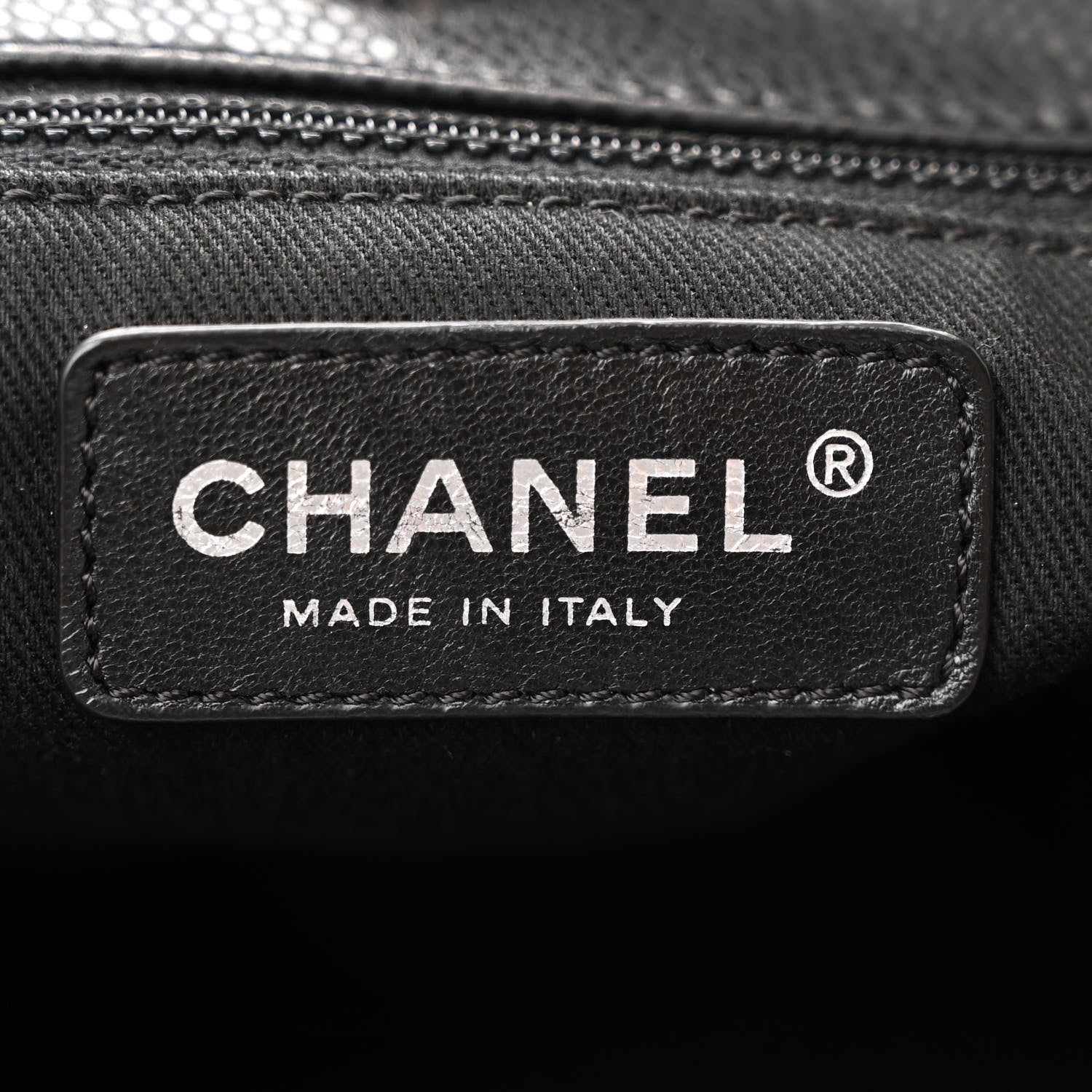 Chanel Caviar Stitched Timeless CC Soft Tote Black 6 of 13