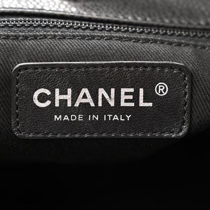 Chanel Caviar Stitched Timeless CC Soft Tote Black 6 of 13