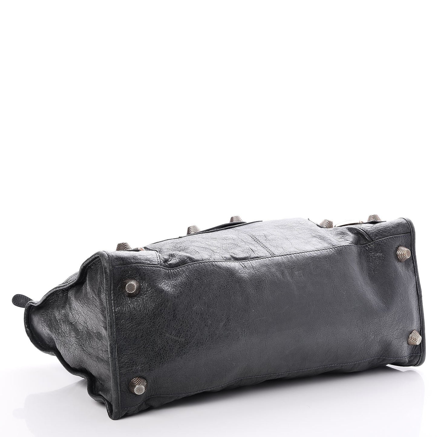 Agneau Giant 21 Rose Gold Hardware Work Anthracite