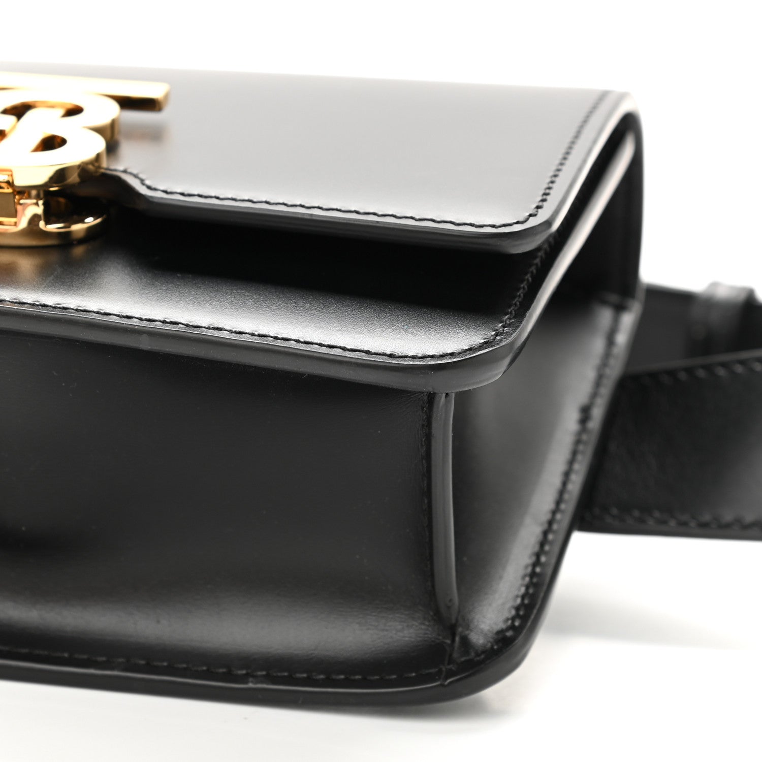 Burberry Calfskin TB Bum Bag Black 9 of 9
