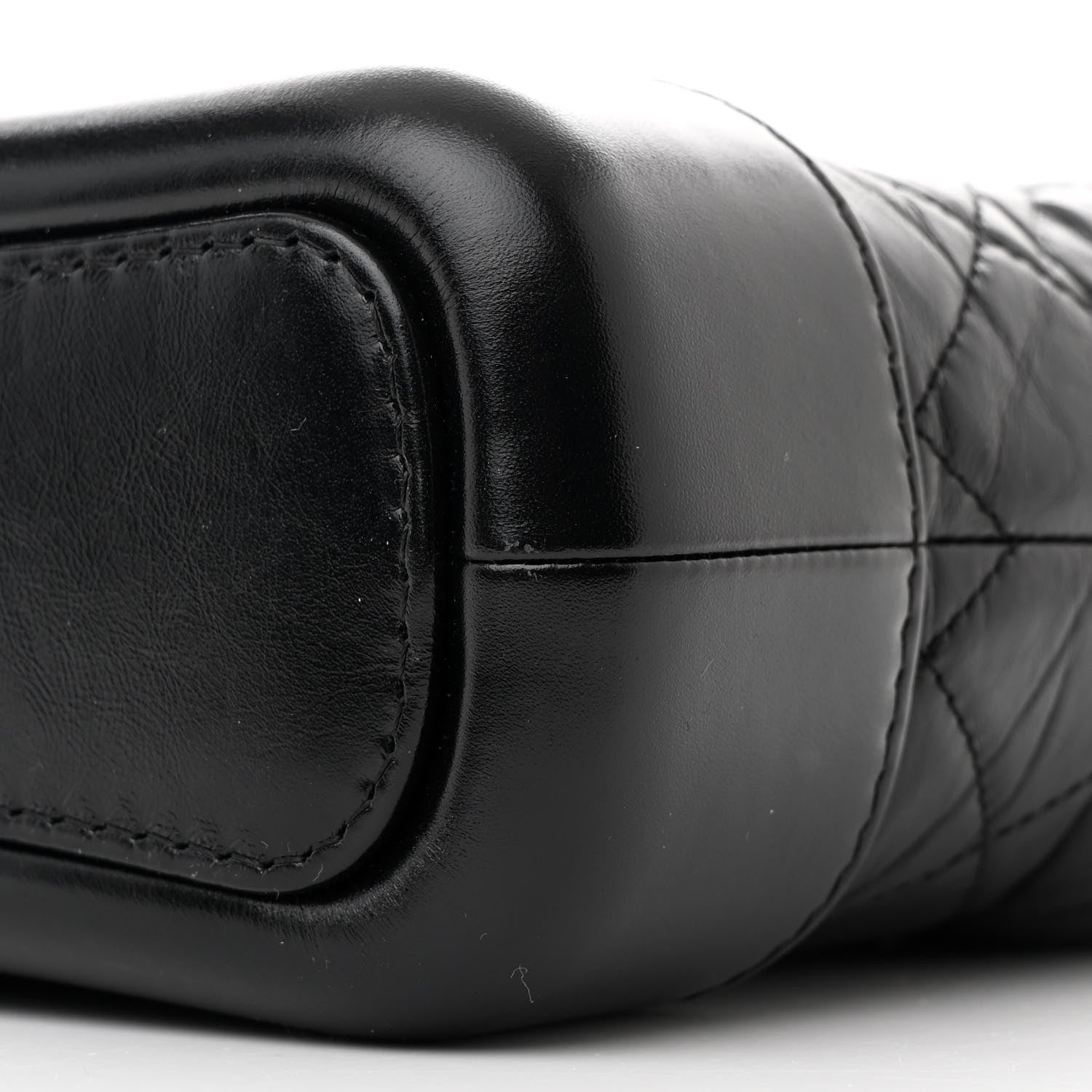 Chanel Aged Calfskin Quilted Small Gabrielle Hobo Black 10 of 10