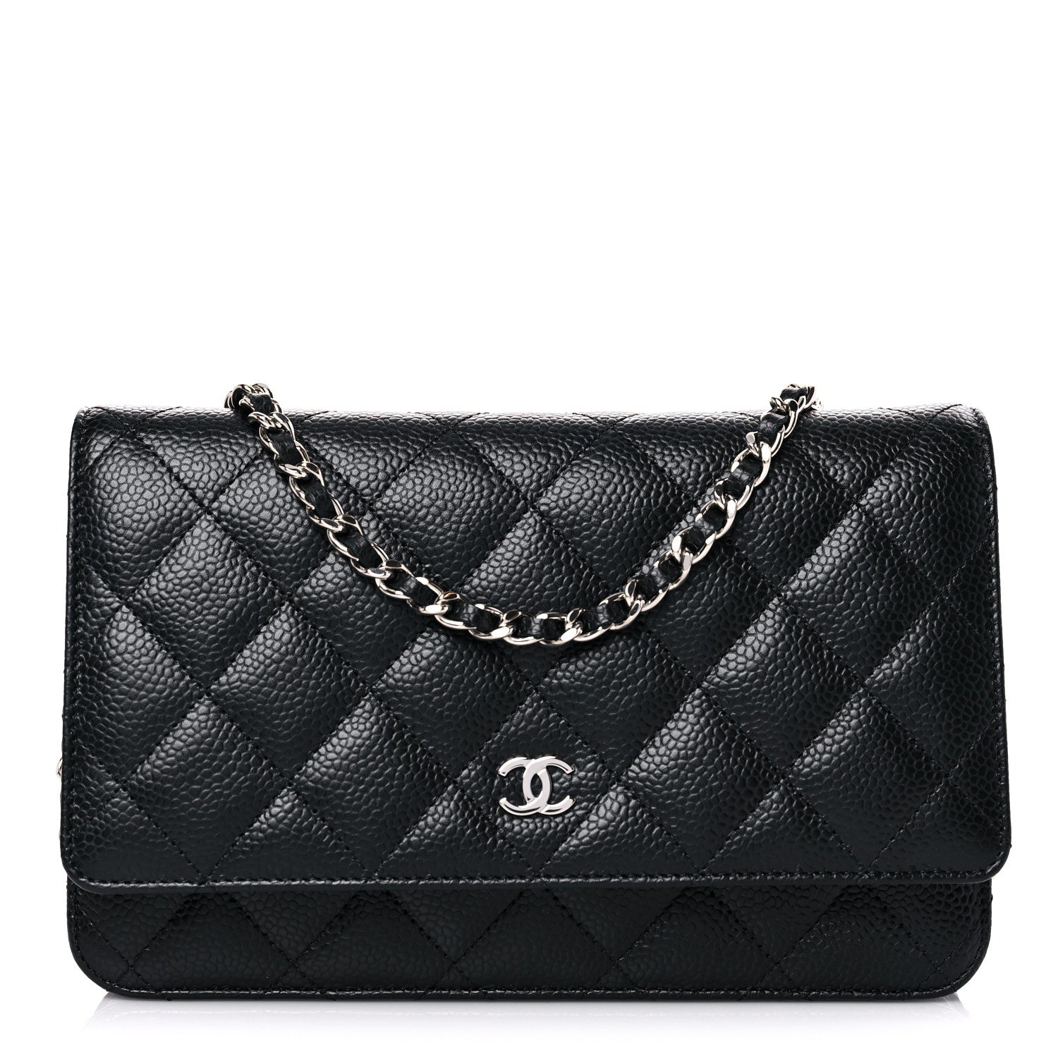 Chanel Caviar Quilted Wallet On Chain WOC Black 1 of 11