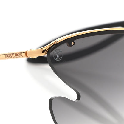 Louis Vuitton Bohemian Vuittony Square Sunglasses Z1233E Silver Mirror 8 of 10