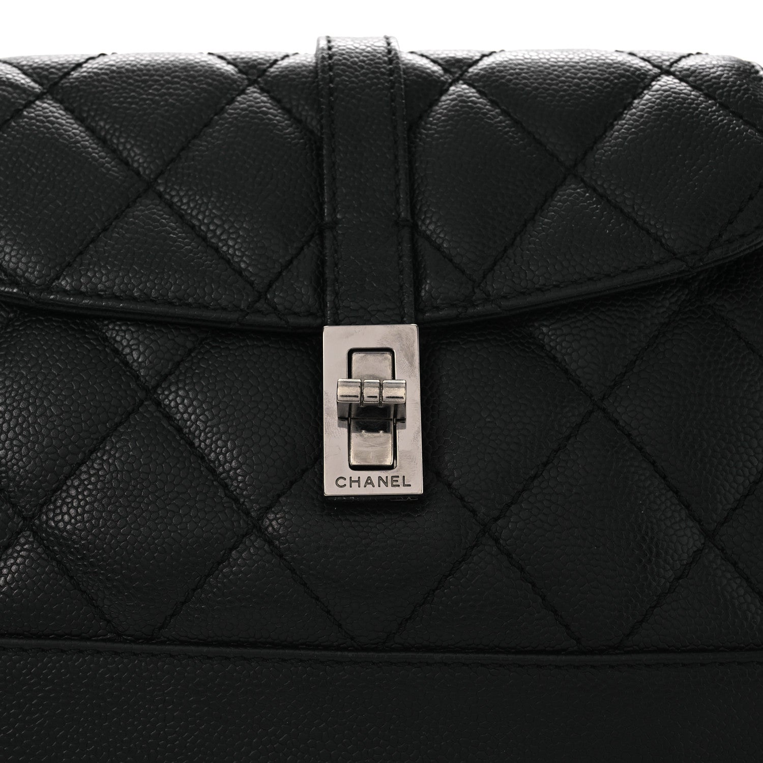 Chanel Caviar Quilted Small Mademoiselle Flap Bag Black 8 of 11