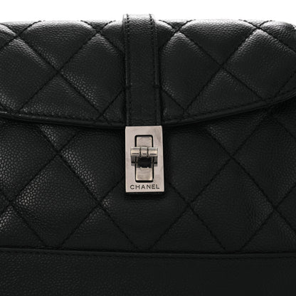 Chanel Caviar Quilted Small Mademoiselle Flap Bag Black 8 of 11