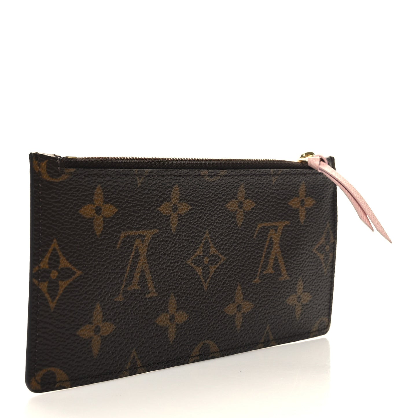 Monogram Josephine Wallet Zippered Insert Rose Ballerine