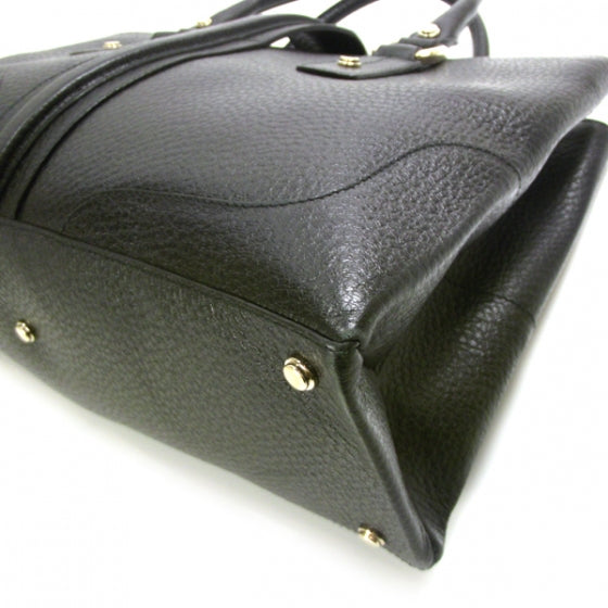 Gucci Leather Medium Junco Tote Black 5 of 10