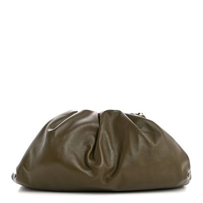 Bottega Veneta Smooth Butter Calf The Pouch Oversized Clutch Mustard 1 of 10