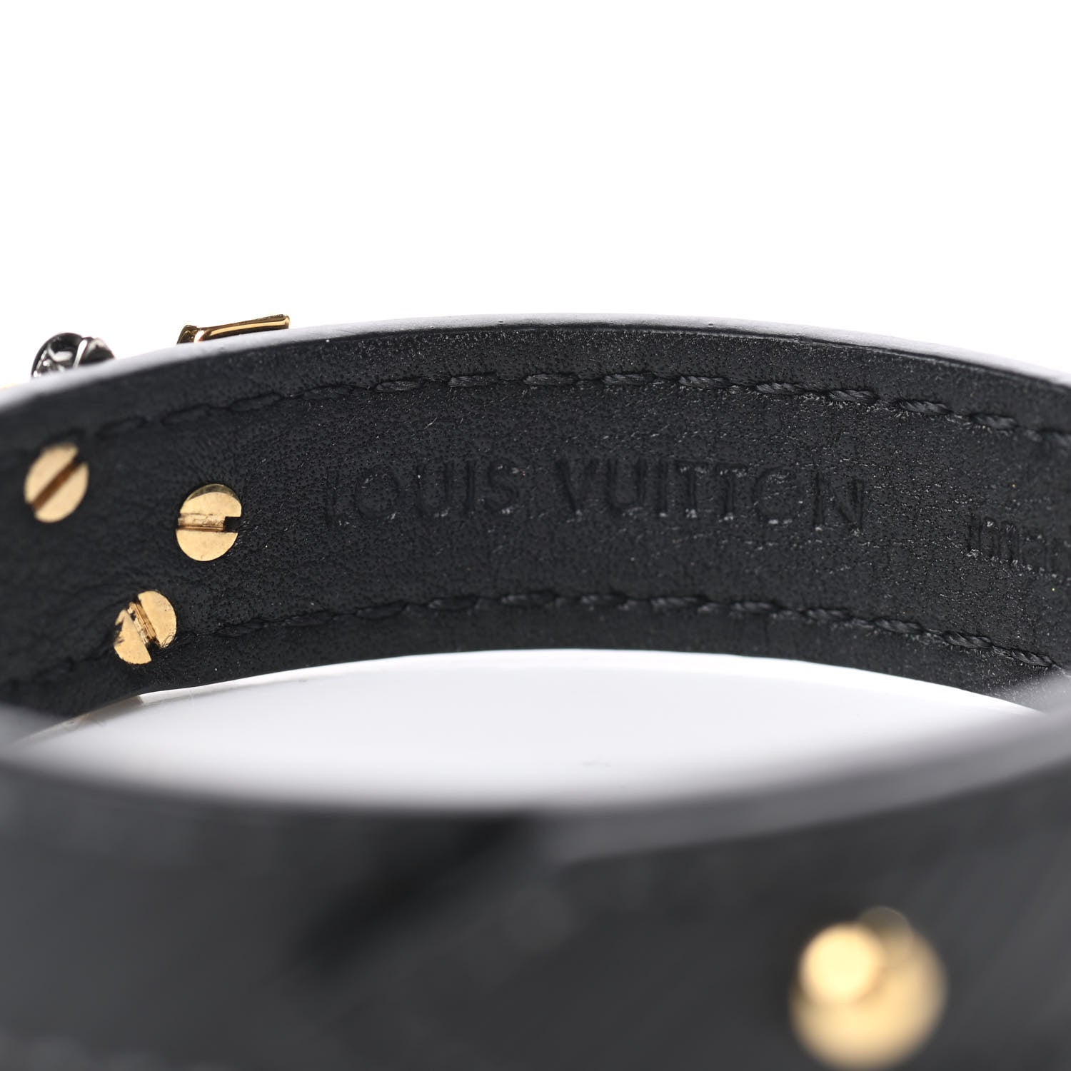 Louis Vuitton Epi Twist It Bracelet 17 Black 4 of 6