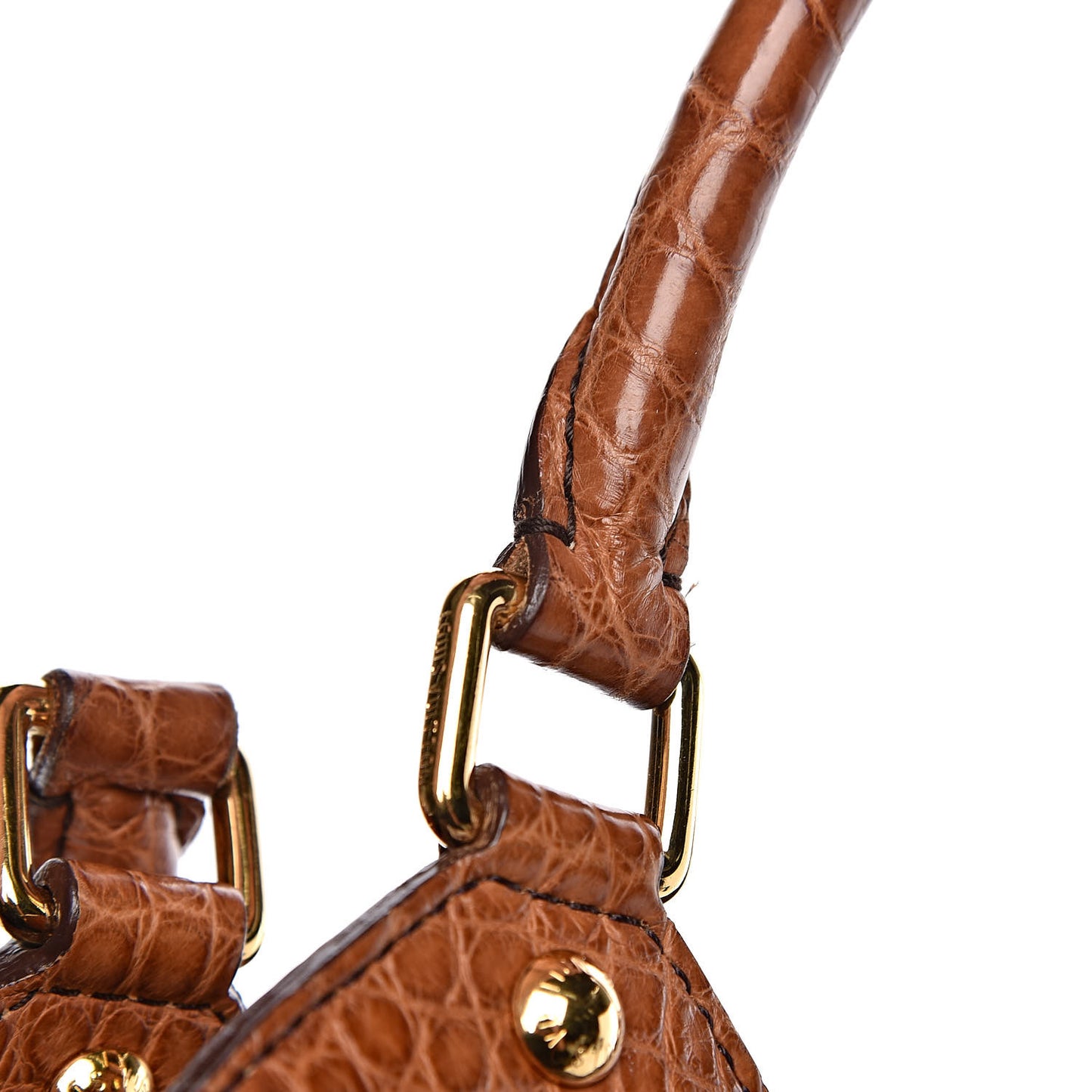 Monogram Alligator Trim Mahina XL