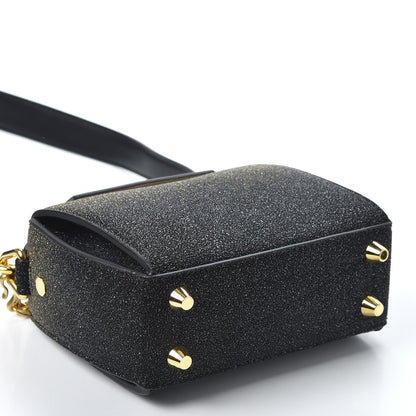 Alexander McQueen Glitter Degrade Box Shoulder Bag 16 Black Gold 3 of 9