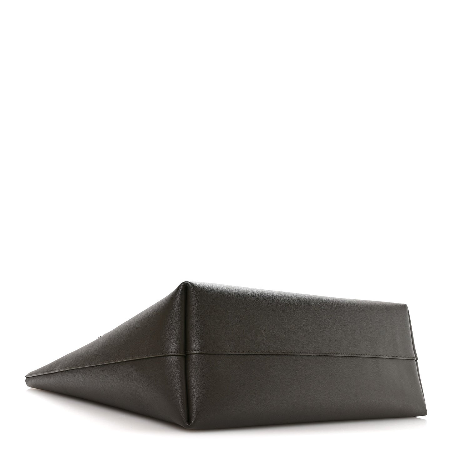 Calfskin Large Shopping Tote Earth
