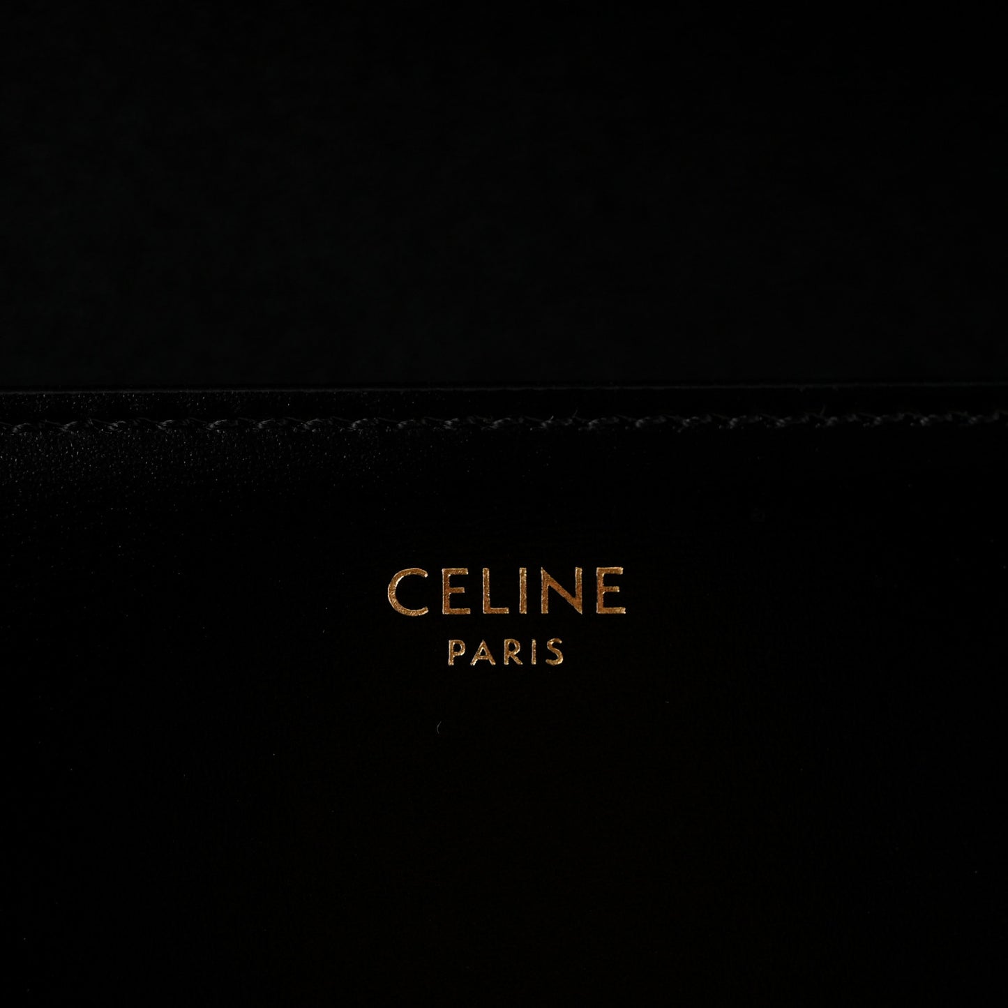 Shiny Calfskin Teen Triomphe Black