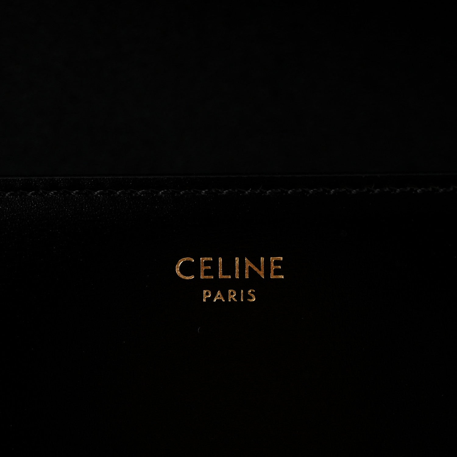 Celine Shiny Calfskin Teen Triomphe Black 5 of 12