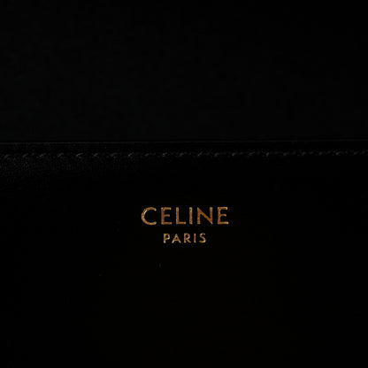 Celine Shiny Calfskin Teen Triomphe Black 5 of 12