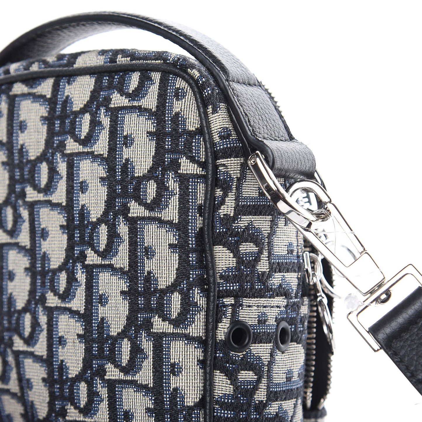 Oblique Crossbody Bag Blue