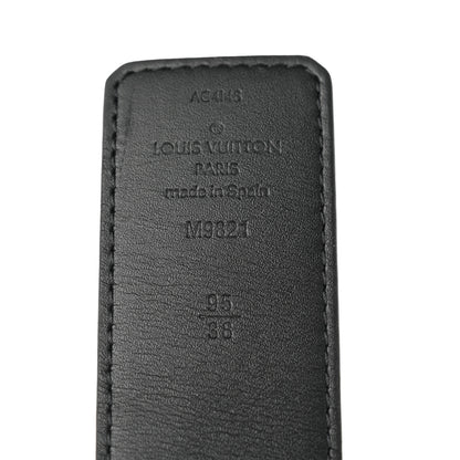 Louis Vuitton Calfskin Monogram 40mm LV Initiales Reversible Belt 95 38 Black 3 of 6