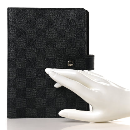 Louis Vuitton Damier Graphite Medium Ring Agenda Cover 2 of 6