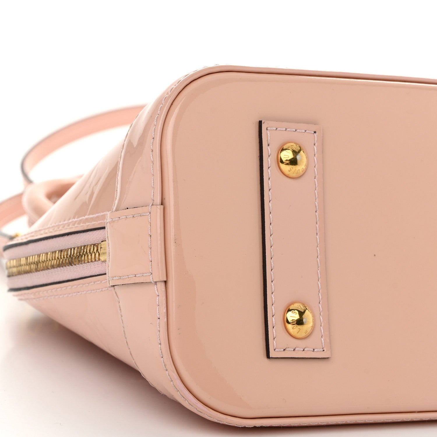 Louis Vuitton Vernis Alma BB Rose Ballerine 9 of 10