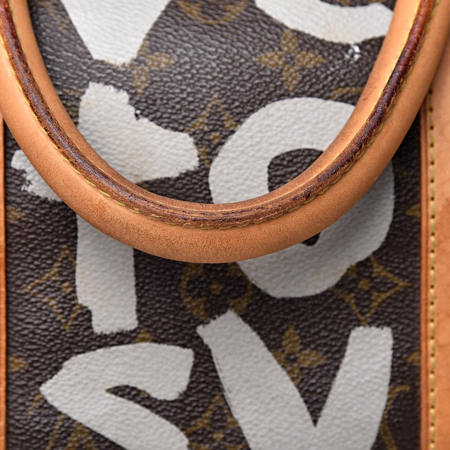 Louis Vuitton Graffiti Keepall 50 Silver 29 of 30