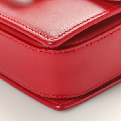 Saint Laurent Calfskin Small Classic Lulu Bag Red 10 of 11