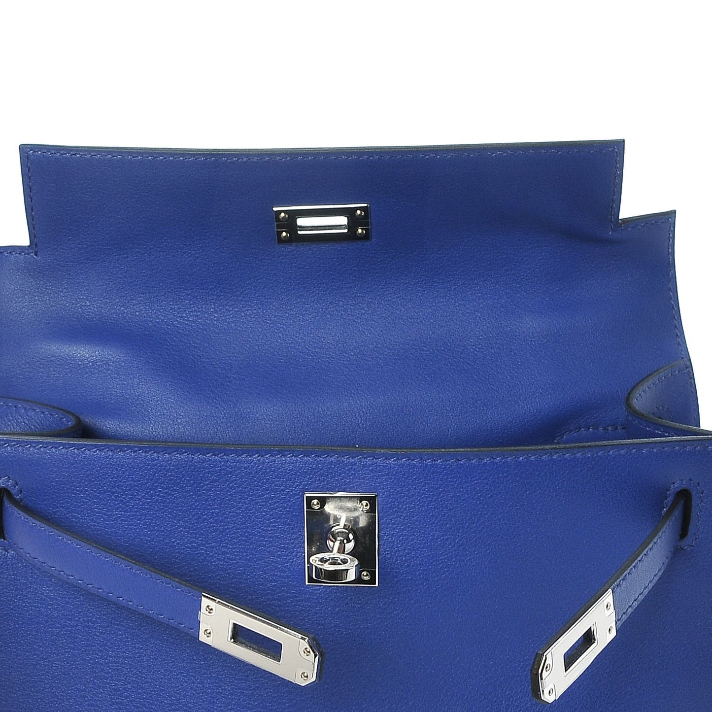 Swift Kelly Pochette Clutch Bleu Electrique