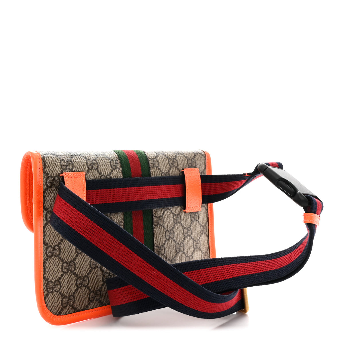 Gucci GG Supreme Monogram Web Small Ophidia Belt Bag Beige  display picture 2