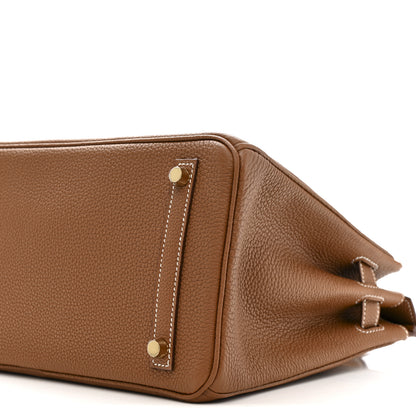 Hermes Togo Birkin 30 Gold 10 of 11