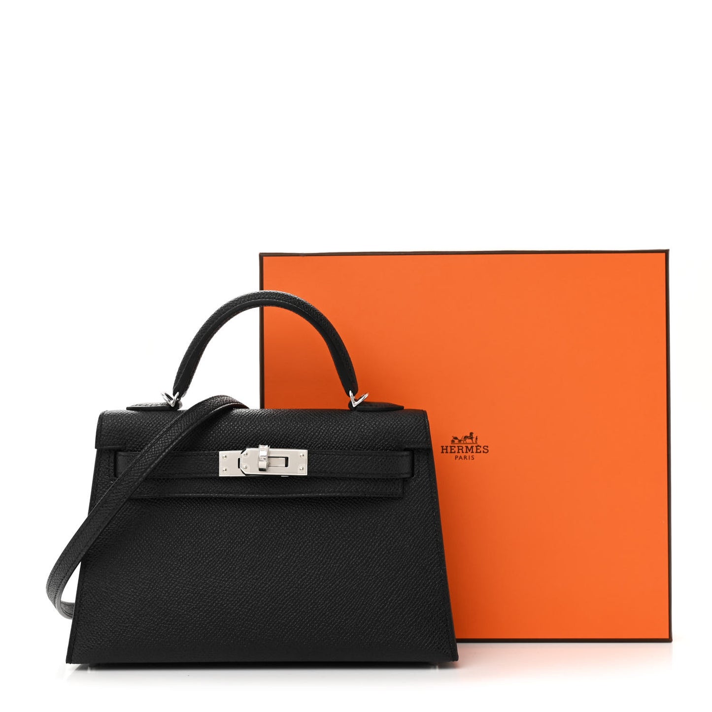 Epsom Mini Kelly Sellier 20 Black