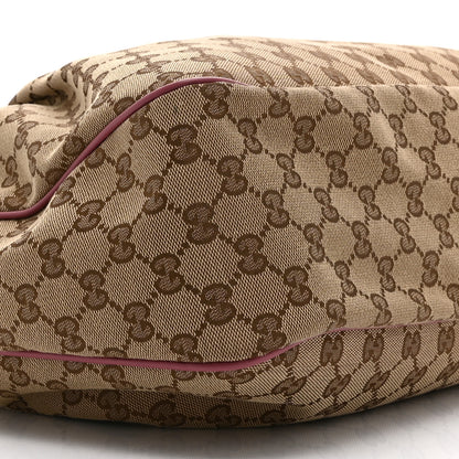 Gucci Monogram Medium Sukey Top Handle Tote Peonia Flower 20 of 24