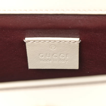 Gucci Shibuya Calfskin Small Zumi Top Handle Shoulder Bag Mystic White 6 of 12