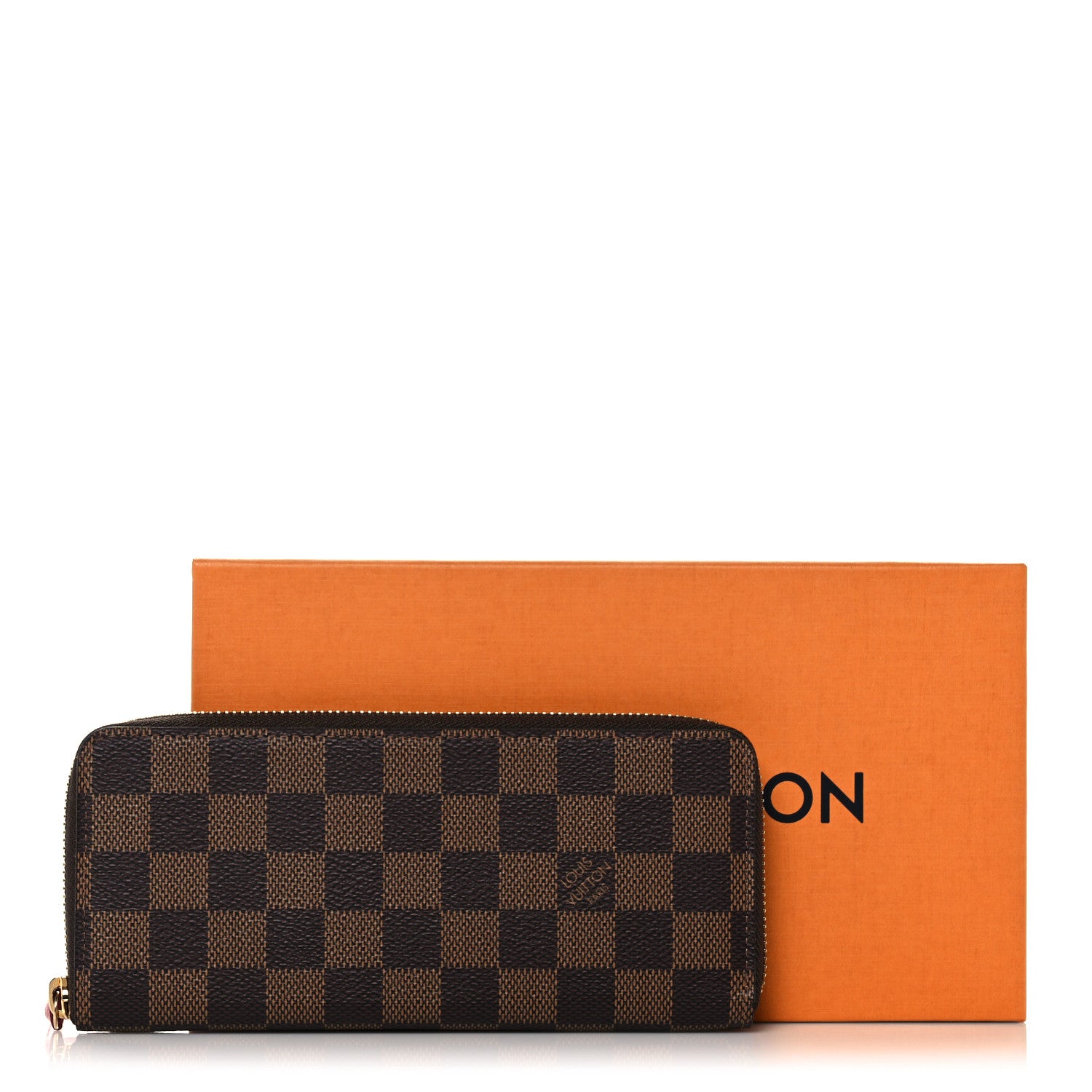Louis Vuitton Damier Ebene Clemence Wallet Cherry 10 of 10