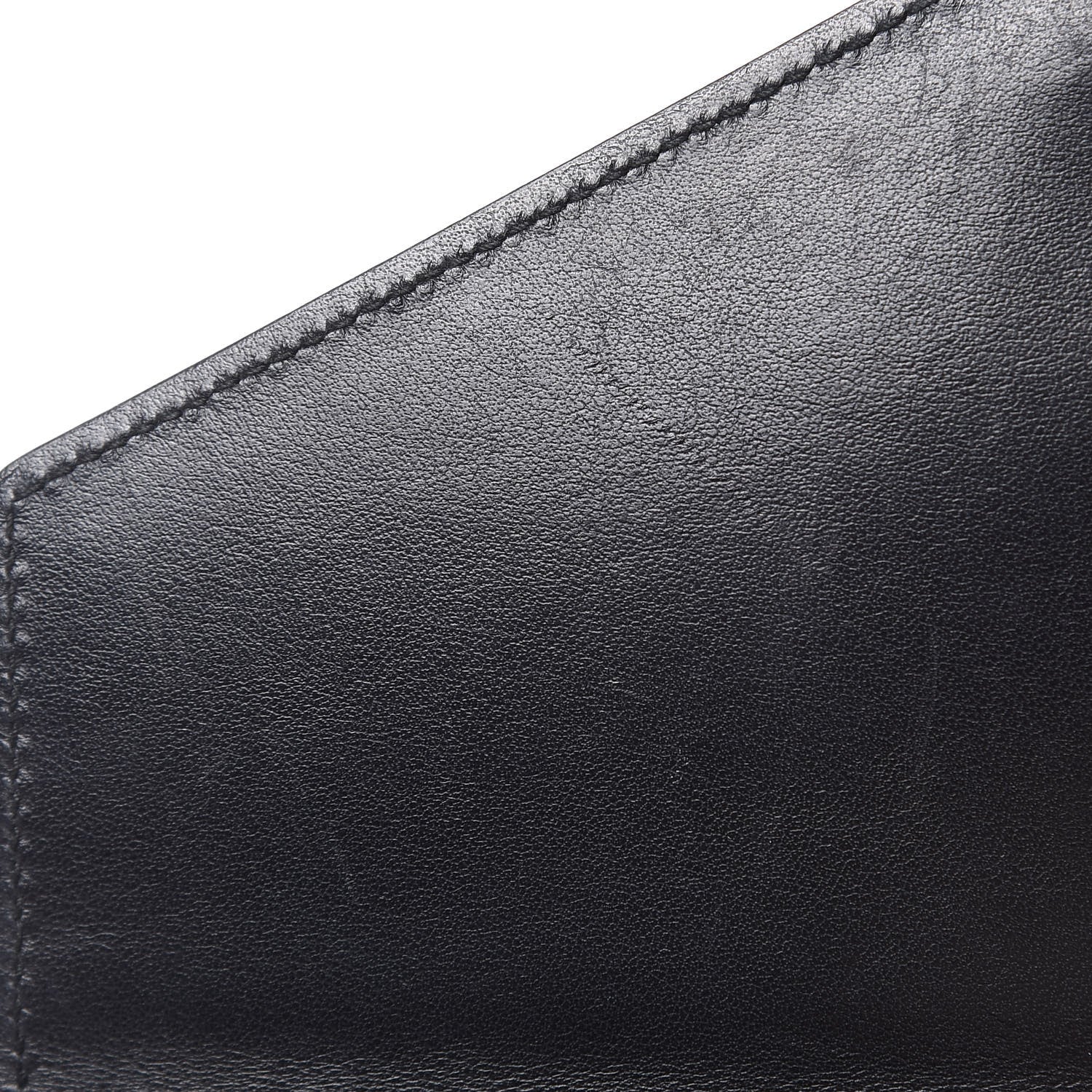 Prada Saffiano Cuir Calfskin Monochrome Envelope Flap Chain Shoulder Bag Black 12 of 18