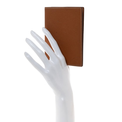 Hermes Evercolor MC2 Magellan Passport Holder Gold 2 of 11