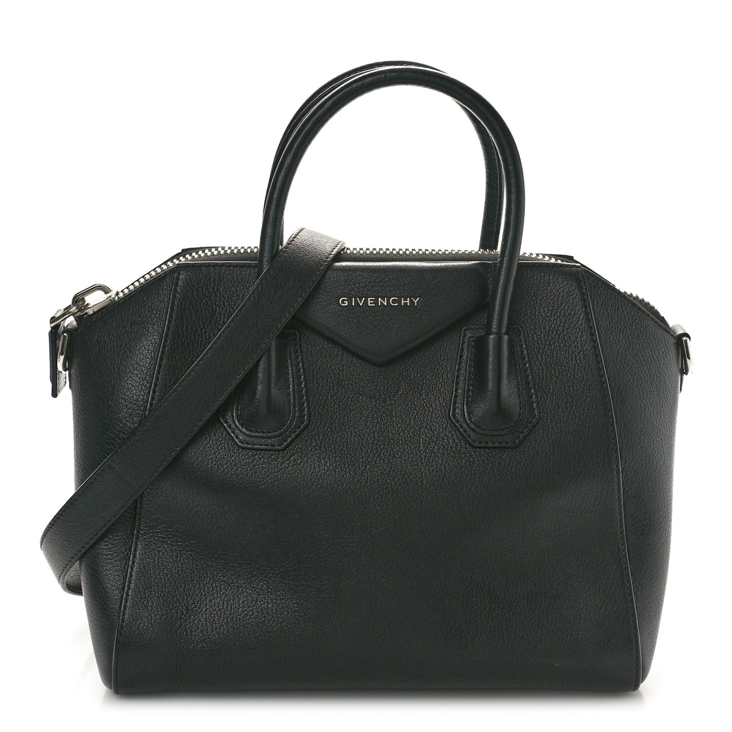 Sugar Goatskin Small Antigona Black