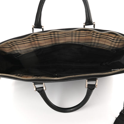 Burberry Nylon Calfskin Briefcase Black 5 of 11