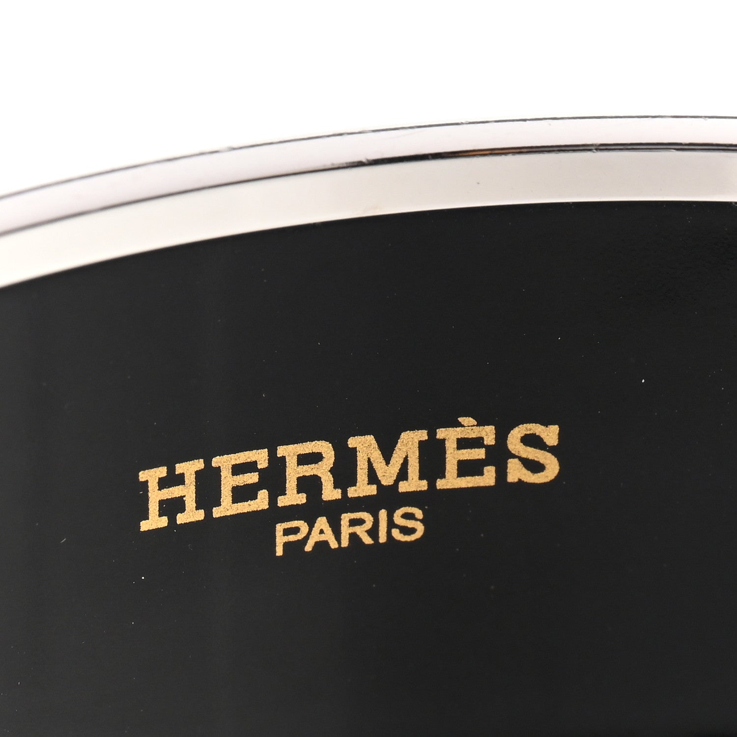 Hermes Enamel Printed Wide Grand Apparat Bracelet 65 4 of 6