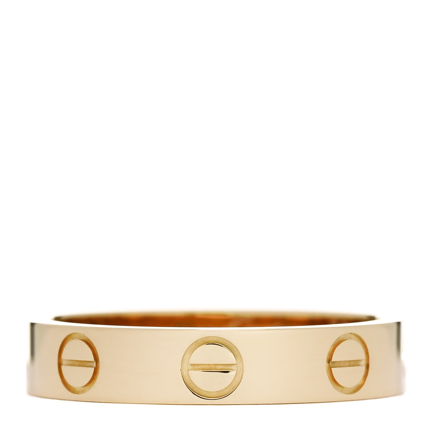 Cartier 18K Yellow Gold 3.5mm LOVE Wedding Band Ring 50 5.25 1 of 5