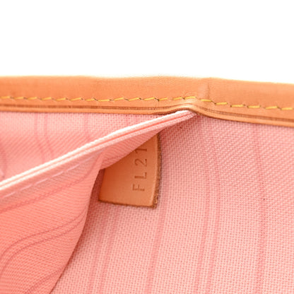 Louis Vuitton Damier Azur Neo Neverfull MM Rose Ballerine 8 of 12