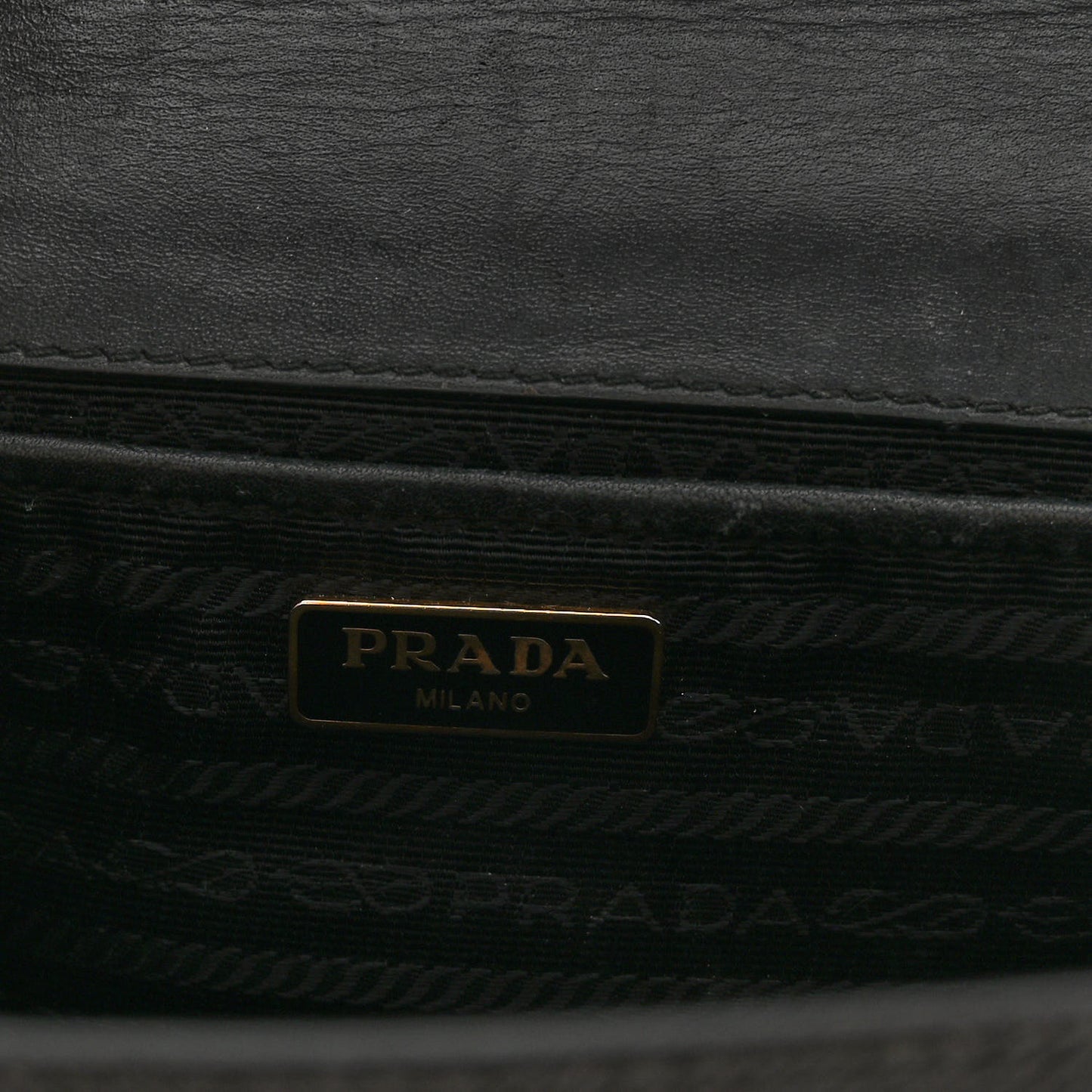 Saffiano Soft Calfskin Chain Crossbody Bag Black