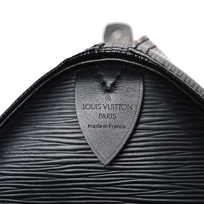 Louis Vuitton Epi Speedy Bandouliere 25 Black 6 of 14