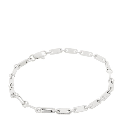 Cartier 18K White Gold 3.5mm Fidelity Link Bracelet 1 of 4