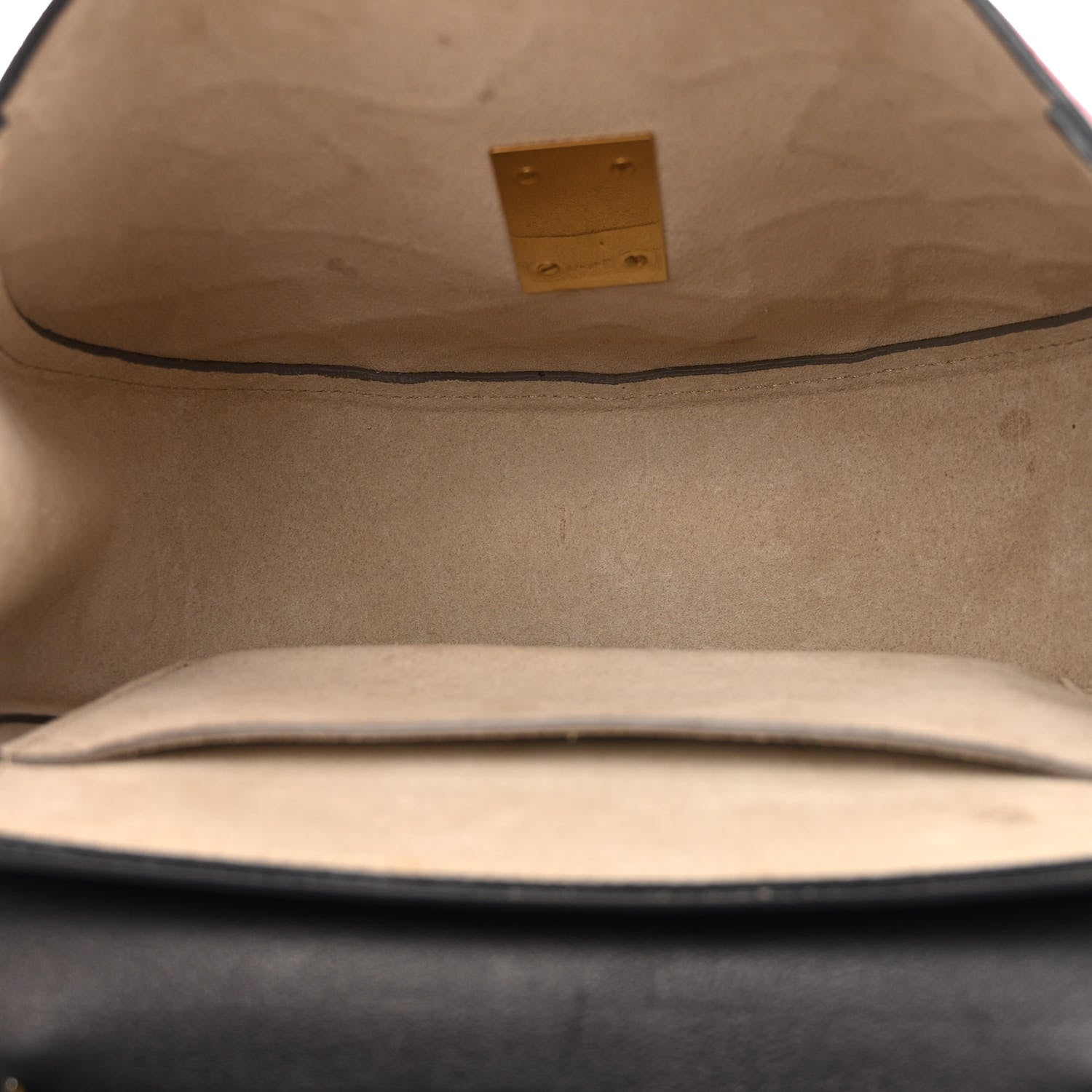 Chloe Suede Calfskin Wonder Woman Patchwork Drew Shoulder Bag Black 5 of 13