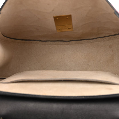 Chloe Suede Calfskin Wonder Woman Patchwork Drew Shoulder Bag Black 5 of 13