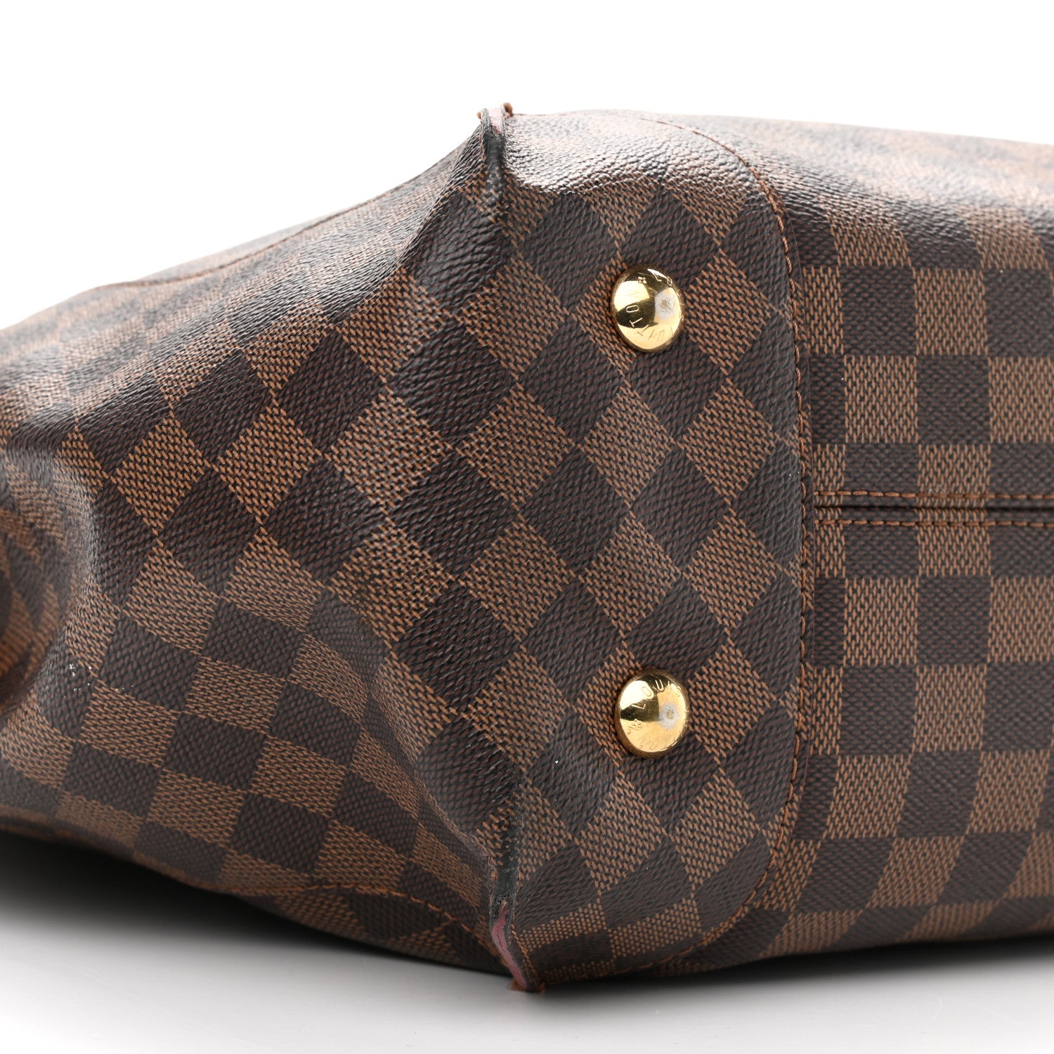 Louis Vuitton Damier Ebene Caissa Hobo Cherry 13 of 22