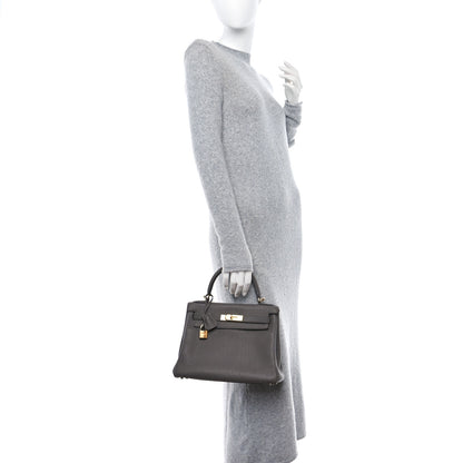 Hermes Togo Kelly Retourne 28 Etain 2 of 16