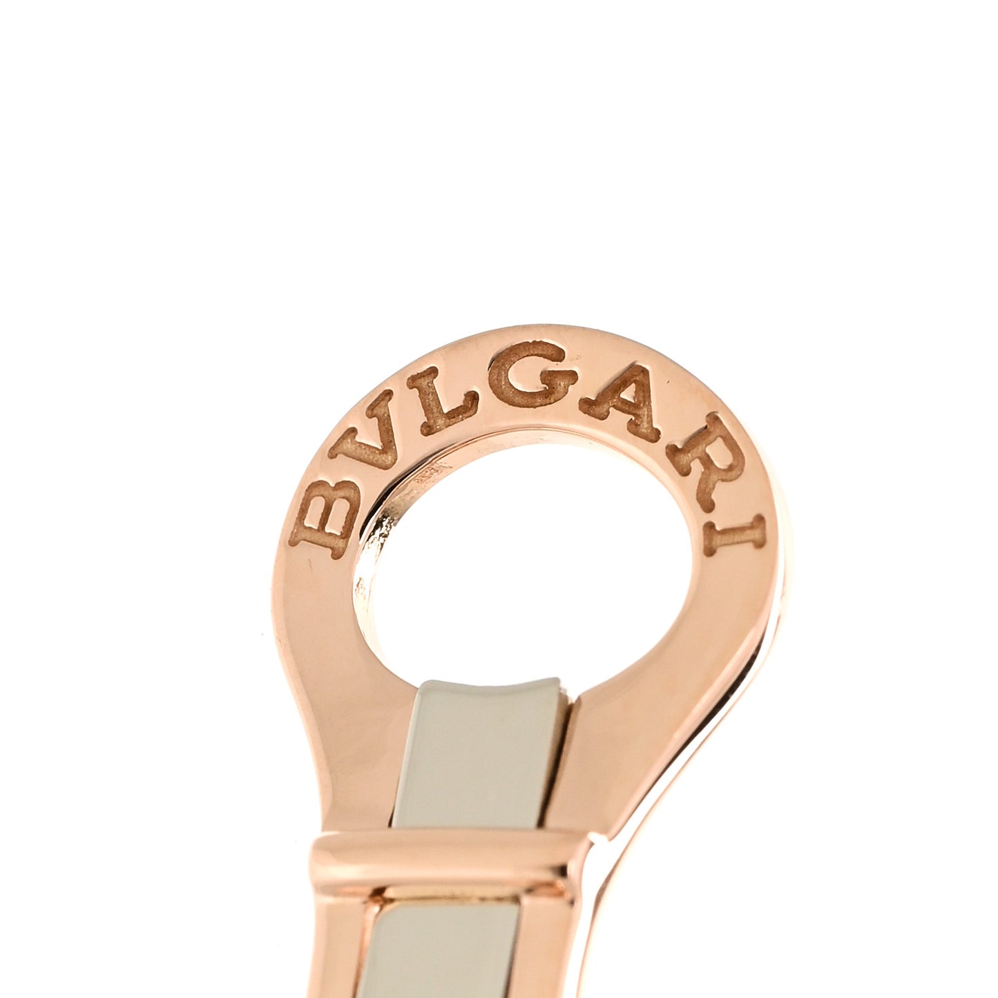 18K Rose Gold Diamond Serpenti Viper Hoop Pave Earrings