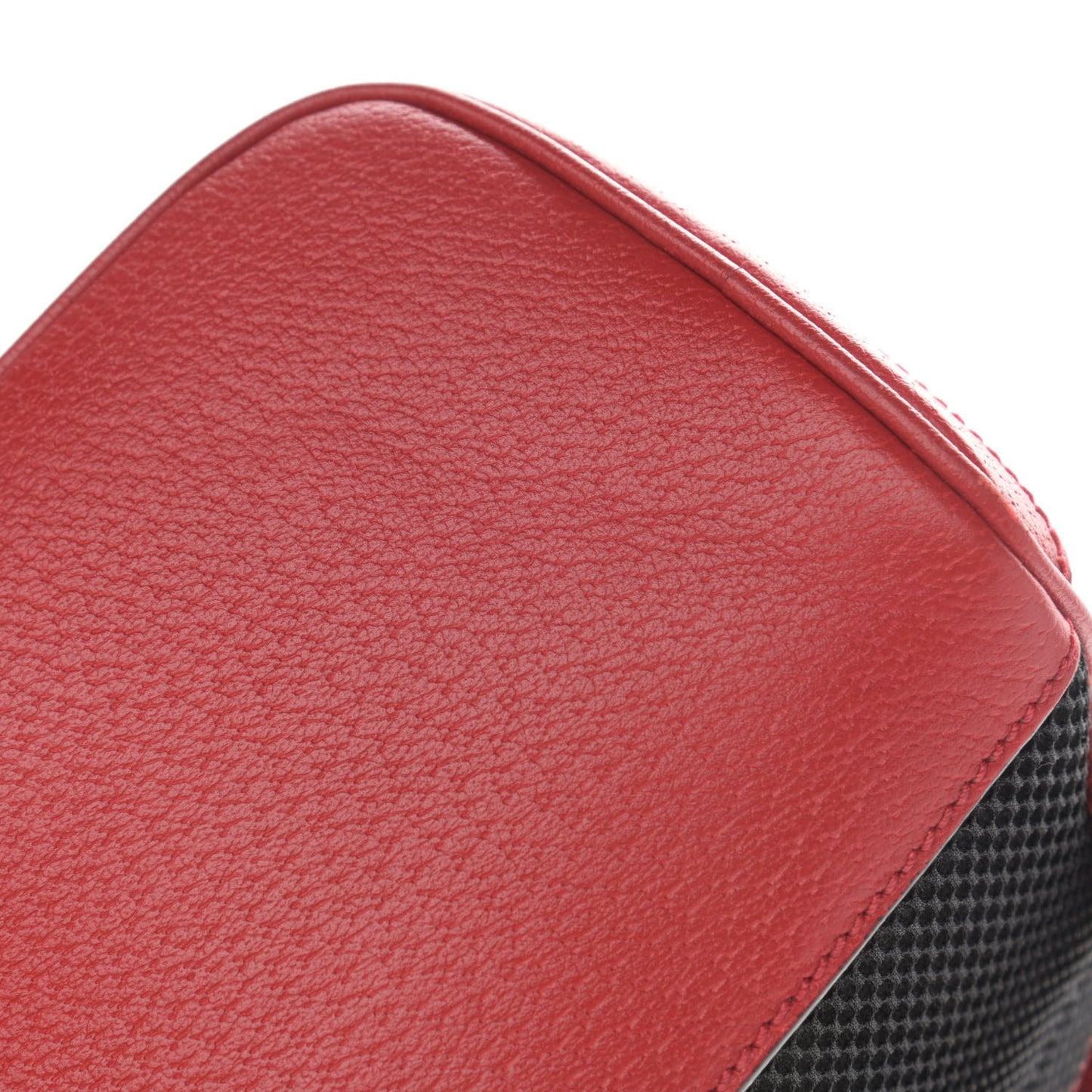 GG Supreme Monogram Apple Small Retro Interlocking G Day Backpack Beige Multicolor Lobster Red