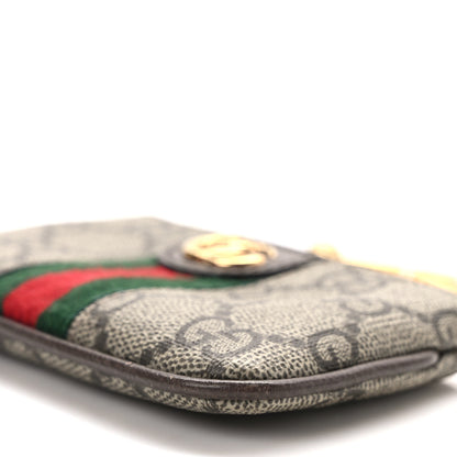 Gucci GG Supreme Monogram Web Ophidia Key Case Beige New Acero 9 of 9