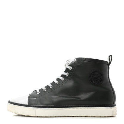 Hermes Calfskin Mens Jimmy High Top Sneakers 42.5 Green 1 of 9